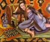 Matisse-Odalisca sopra un sofa turco